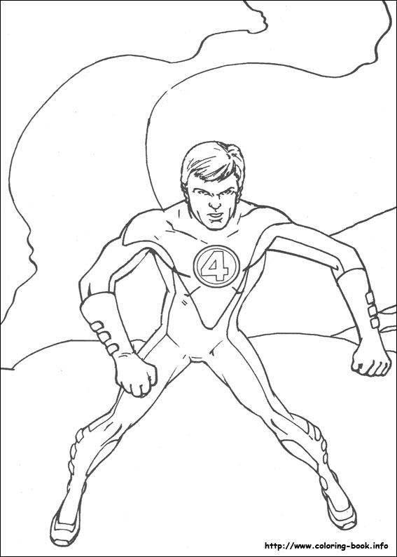 Fantastic Four coloring picture